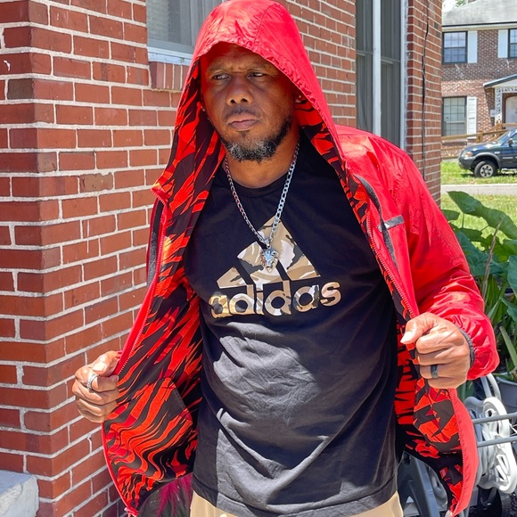 Men’s Adidas Reversible Rain Jacket - Picture 5 of 9